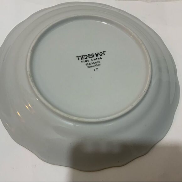 Set 4 Tienshan Fine Porcelain J.P Gold Trimmed Embossed Plate 10 1/2" G13 - Picture 7 of 7